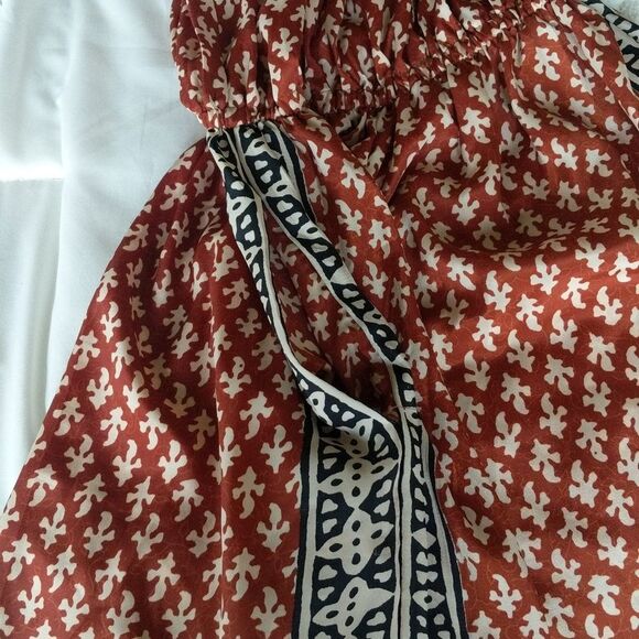 Elan Strapless Moroccan Print Strapless Jumpsuit - Picture 10 of 13